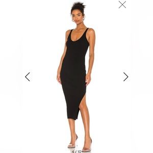 Helmut Lang Bodycon Ribbed Tank Dress sz S